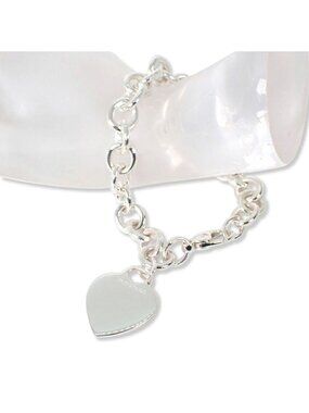 Tiffany & Co 925 Heart Tag Bracelet